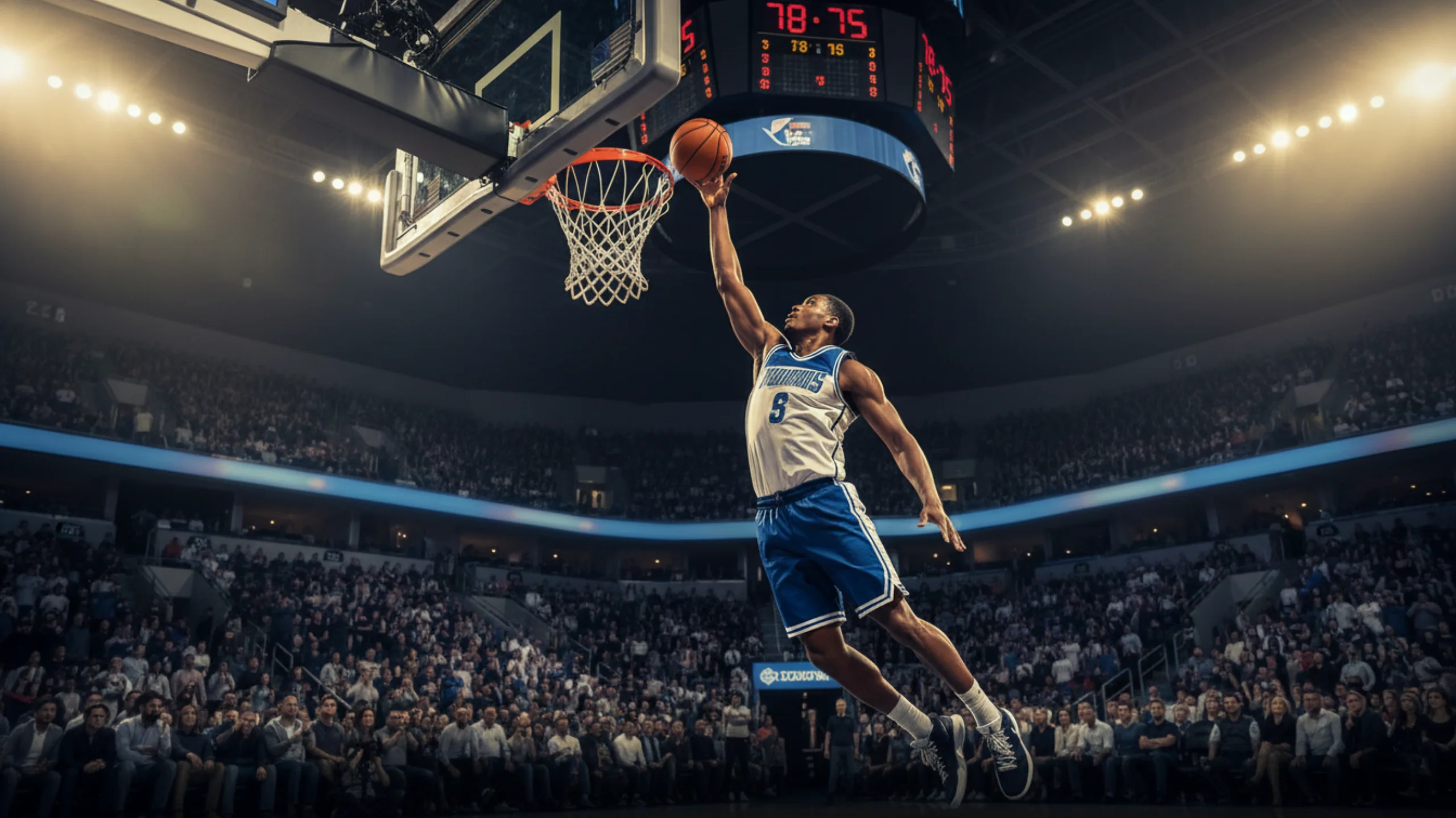 Immagine di una partita di basket