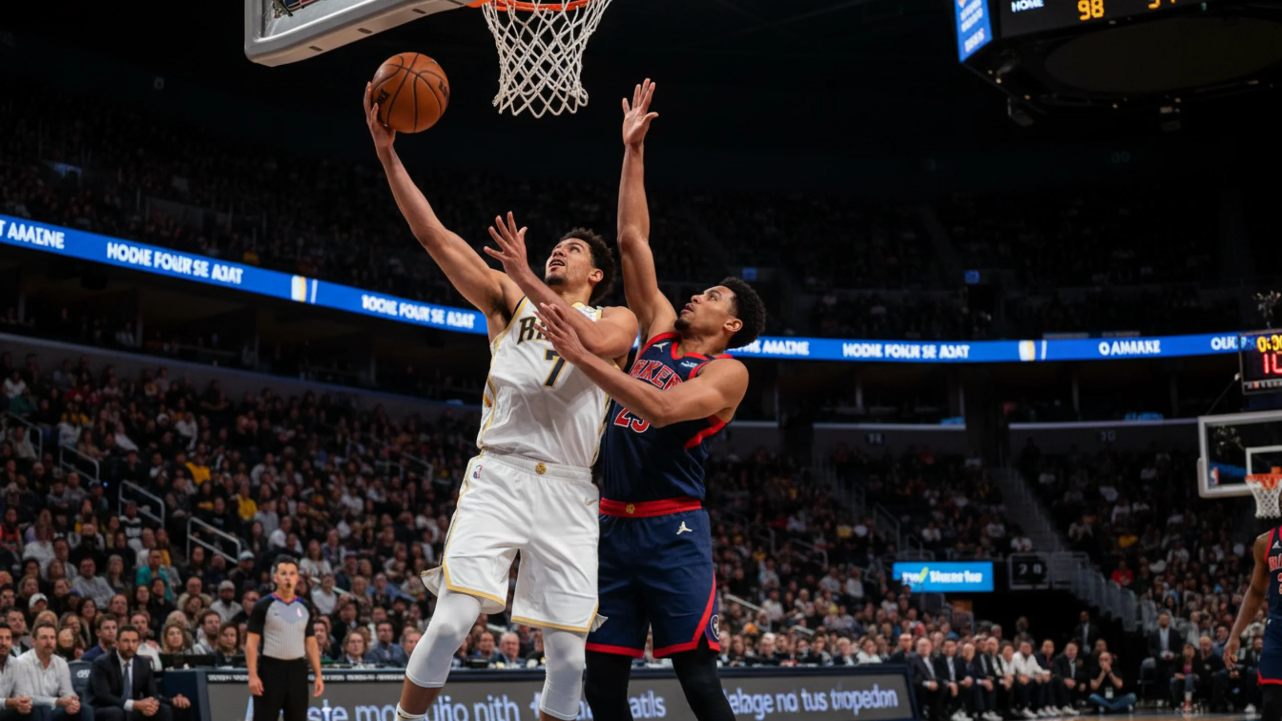 Immagine di una partita di basket